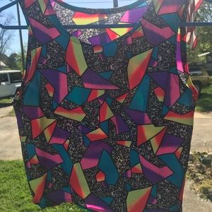 VINTAGE!! 80s crop top